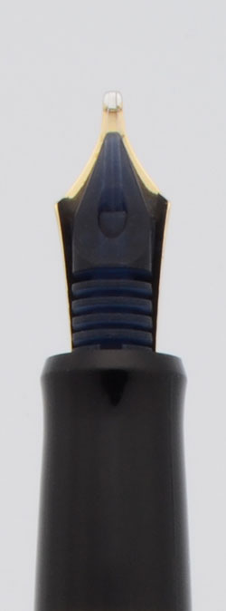 Pilot Namiki Custom 74 Fountain Pen (2002) - Black, Gold Trim, 14k